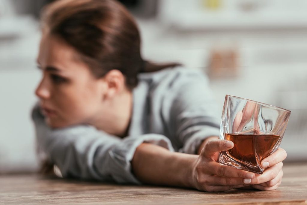 woman wonders if she's an alcoholic