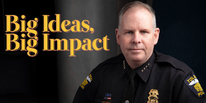 BigIdea_Splash_011619 man in uniform with the words next to him that say "big ideas, big impact"