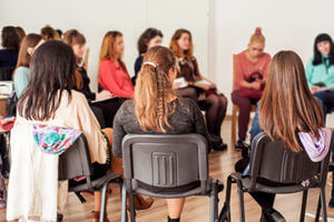 women's group meeting for the Heroin Addiction Treatment Program
