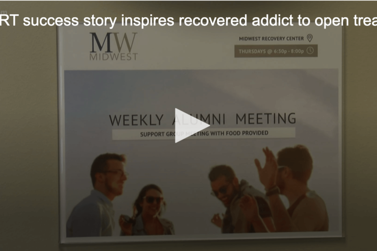 screenshot of midwest detox center weekly alumni meeting