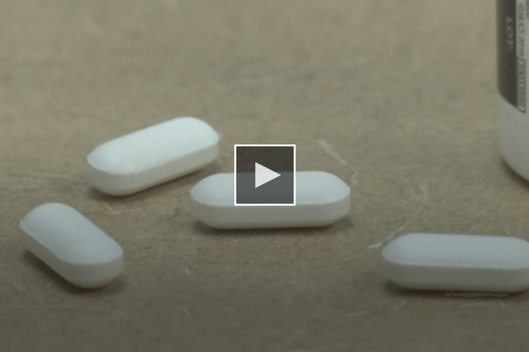 screenshot of pills on table