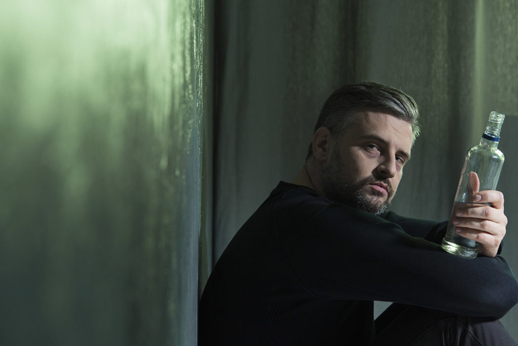 man Struggles with avoiding relapse during the winter