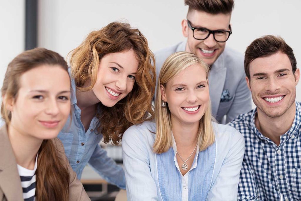 group discusses joining an alumni program