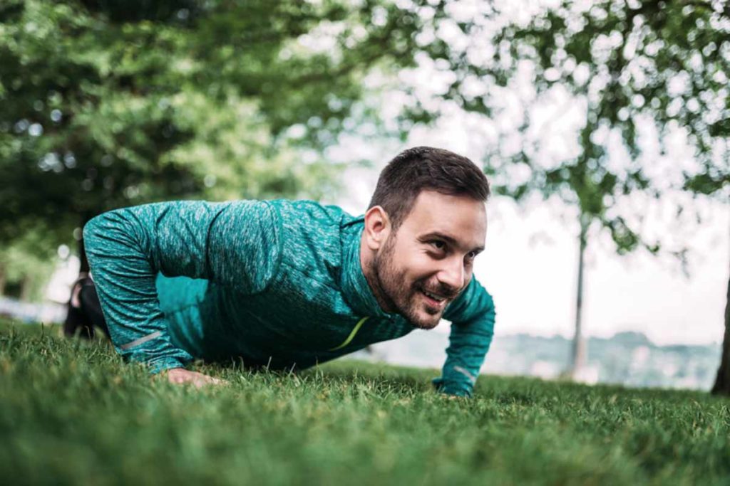 man celebrates men's health week