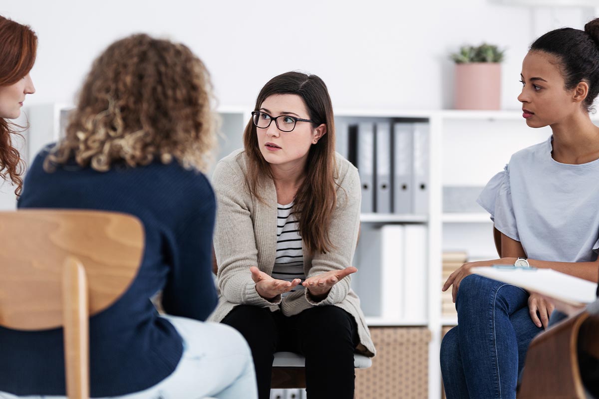 How Is Group Therapy Useful For Substance Abuse women in group therapy and substance abuse treatment program